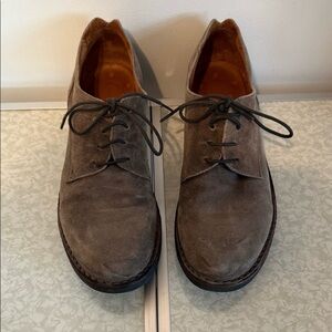 Fiorentini + Baker Women’s Gray Suede Oxfords